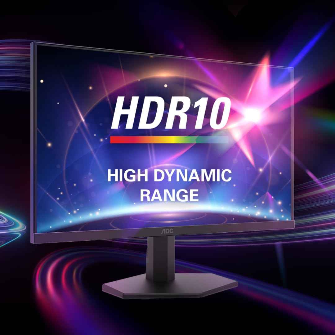 AOC 24G11ZE 23.8" FHD IPS Gaming Monitor - Black | 240Hz Refresh| 0.3ms MPRT, 1920 X 1080|Adaptive Sync| HDR10| 3-Sided Frameless| Low Input lag|Flicker Free| Low Blue Mode