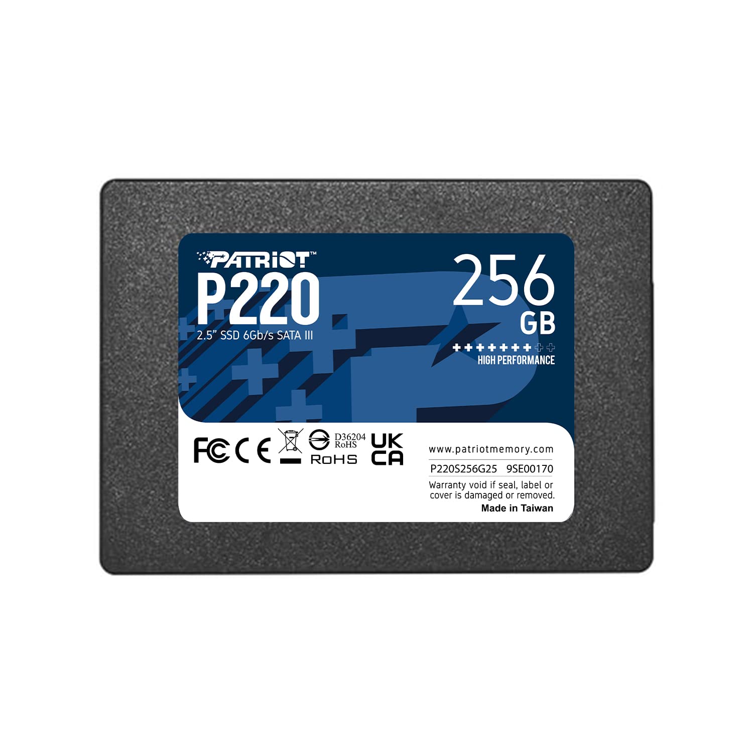 Patriot Memory P220 256GB Internal SSD SATA 3 2.5" Solid State Drive P220S256G25