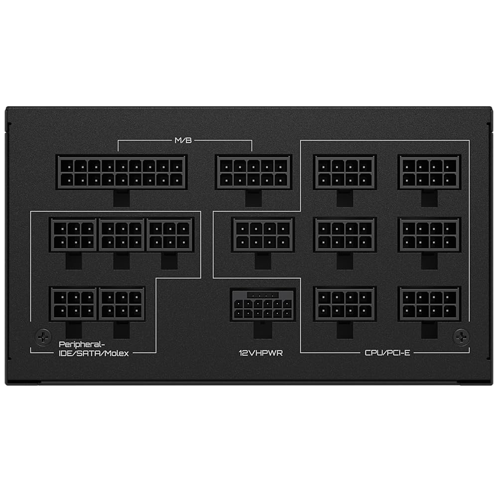 GIGABYTE GP-UD1300GM PG5 1300W ATX Power Supply | Fully Modular | 80 Plus Gold | PCIe 5.0 Ready | High Power Output