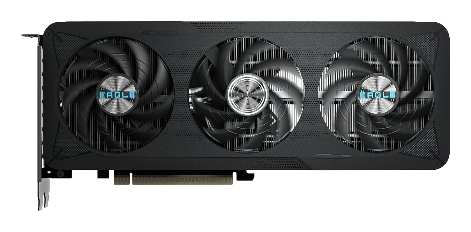 GIGABYTE GeForce RTX 5060 Eagle MAX OC 8G Graphics Card - 8GB GDDR7, 128bit, PCI-E 5.0, 2550 MHz Core Clock, 3 x DisplayPort, 1 x HDMI, NVIDIA DLSS 4, GV-N5060EAGLEMAX OC-8GD 1.0