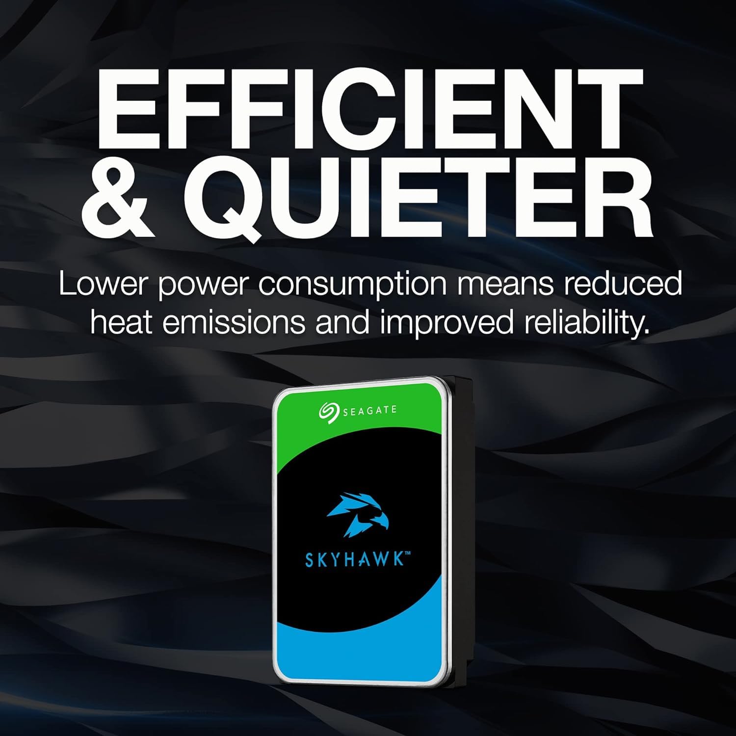 Seagate Skyhawk 6 TB Surveillance Internal Hard Drive HDD – 3.5 Inch Security Camera System with Drive Health Management, with 3 yr Rescue Data Recovery Services (ST6000VX009)