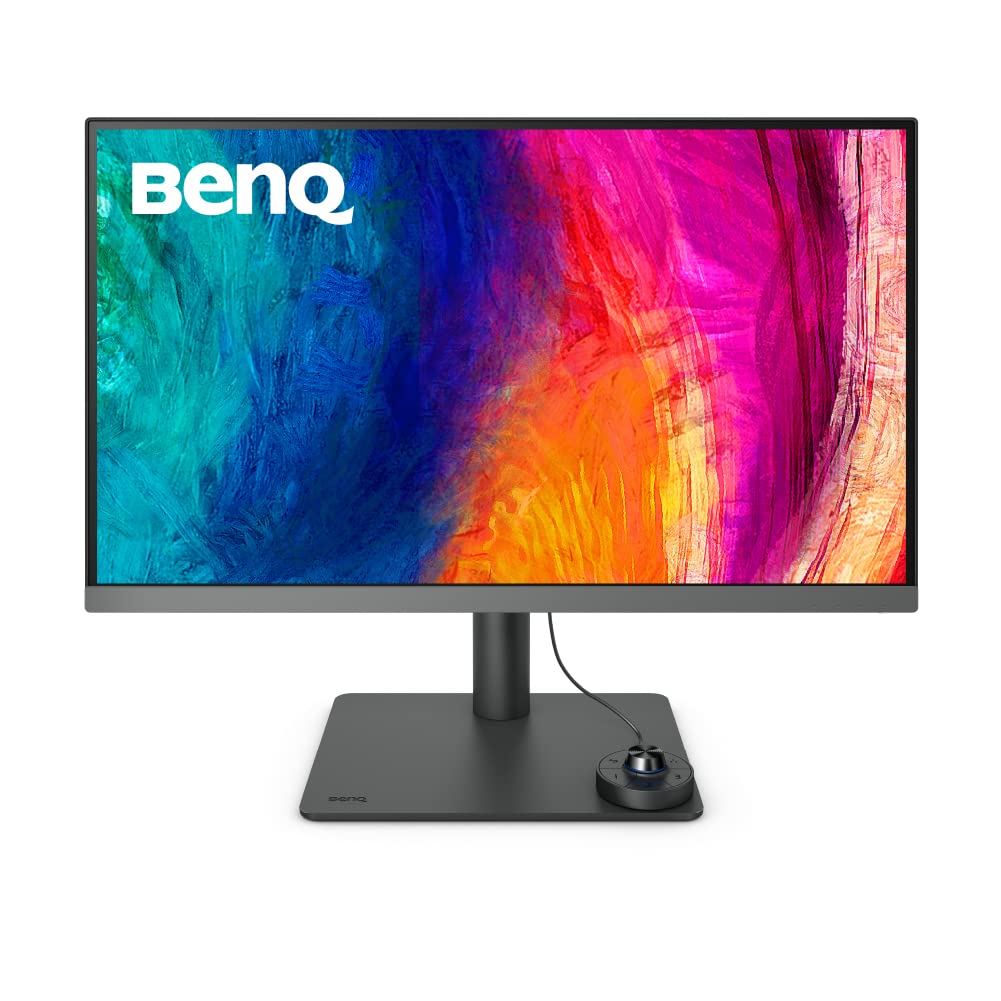 BenQ PD2705U 27" (68.58 cm) LED| 4K IPS HDR10 Monitor| UHD| 99% sRGB| 99% Rec.709| Color Mode| Darkroom Mode| Animation Mode| CAD/CAM Mode| HDMI| DP| USB-C(65W)| AQCOLOR Technology (Dark Grey)