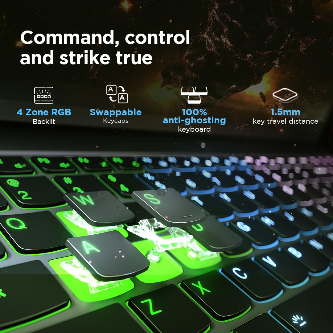 Lenovo Legion Pro 5 Intel Core i7-14650HX 16" (40.64cm) WQXGA IPS 500Nits 240Hz Gaming Laptop (16GB/1TB SSD/Win 11/Office 2021/NVIDIA RTX 4060 8GB/100% DCI-P3/3 Month Game Pass/Grey/2.5Kg), 83DF003NIN