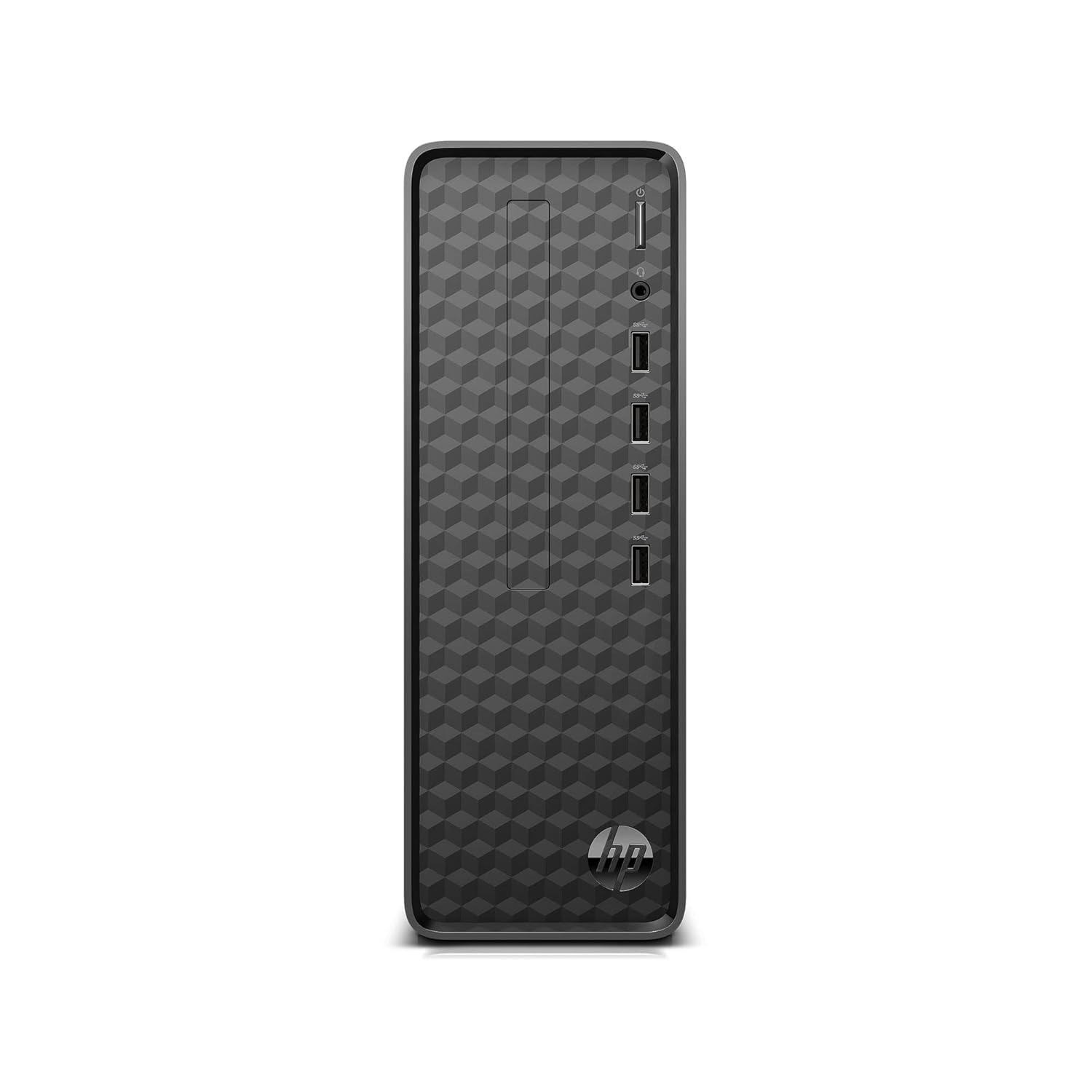 HP Slim Tower 12th Gen Intel Core i3-12100 (8GB RAM/512GB SSD/Black Wired Keyboard & Mouse/Intel UHD Graphics 730/Windows 11/MS Office 21/Dark Black, 3 Years Warranty), S01-pF2888in