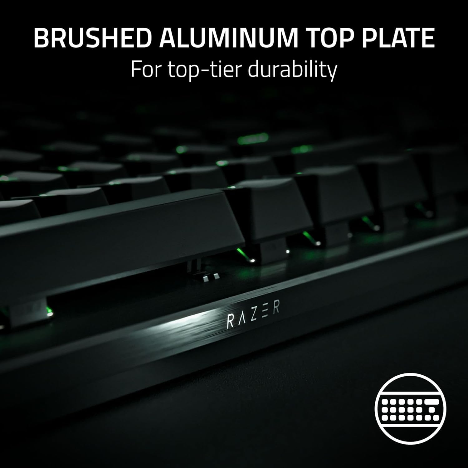 Razer Huntsman V3 Pro Esports Gaming Keyboard, Analog Optical Switches w/Rapid Trigger & Adjustable Actuation, Media Keys & Dial, Doubleshot PBT Keycaps, Aluminum Top Plate, Wrist Rest - Black
