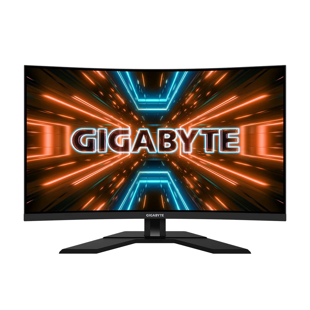 GIGABYTE M32UC, 31.5 Inch (71.12 Cm) LCD Gaming Monitor, SS VA 1500R, 144Hz/OC 160Hz, 4K 3840 X 2160 (UHD), Freesync Premium Pro with KVM Feature, 1ms MPRT Response Time, Black