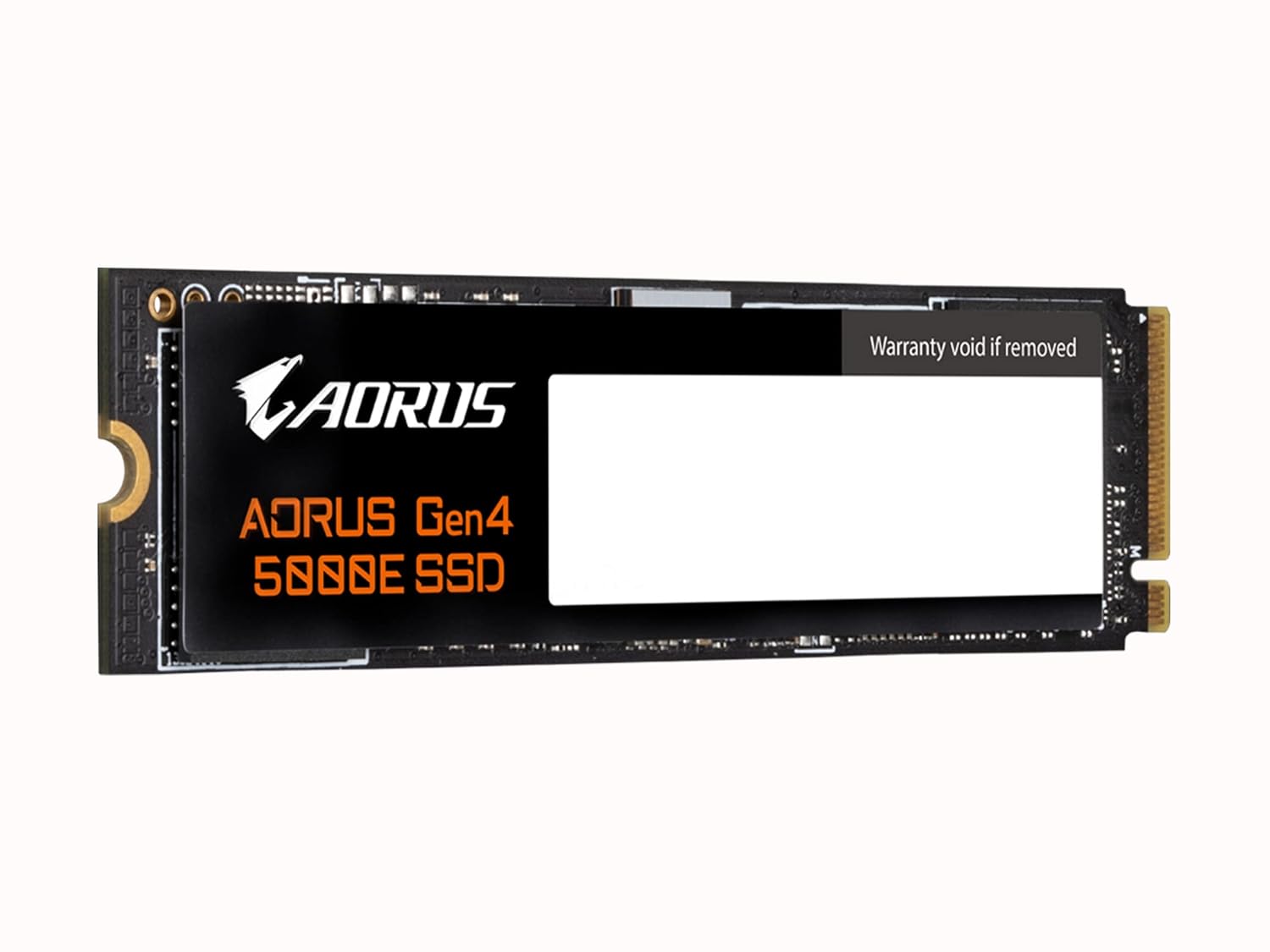 Gigabyte AORUS Gen4 5000E SSD 1TB SSD PCIe 4.0 NVMe M.2 Internal Solid State Hard Drive with Read Speed Up to 5000MB/s, Write Speed Up to 4600MB/s, AG450E1TB-G