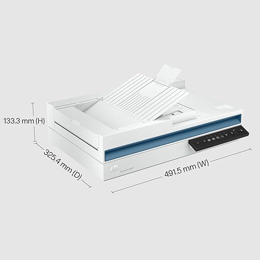 HP ScanJet Pro 3600 f1 Professional Scanner, ADF, CIS scanning Technology, Flatbed (20G06A) - Zapnet.in