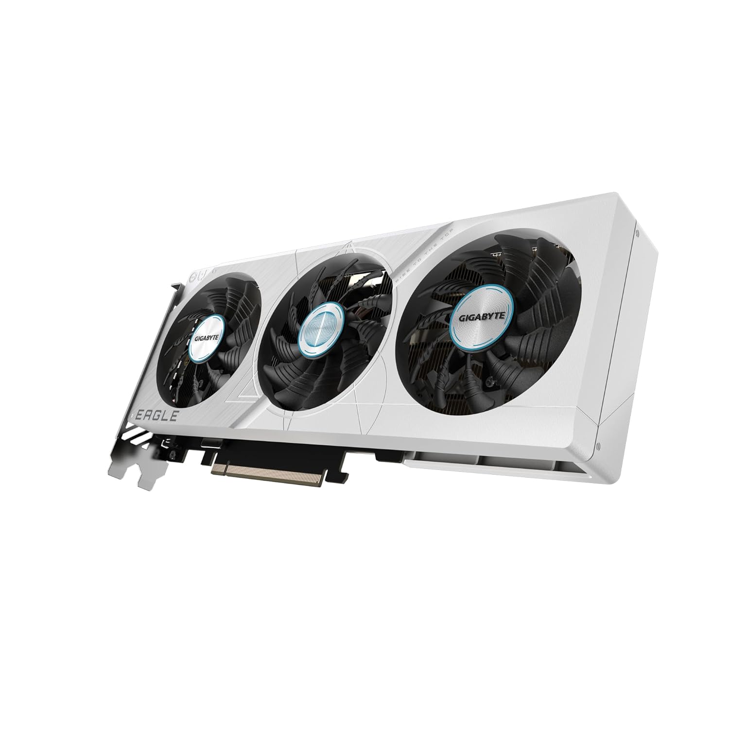Gigabyte GeForce RTX 4060 Ti EAGLE OC ICE 8G Graphics Card - 8GB GDDR6, 128bit, PCI-E 4.0, 2550MHz Core Clock, 2 x DisplayPort 1.4a, 2 x HDMI 2.1a, NVIDIA DLSS 3, GV-N406TEAGLEOC ICE-8GD
