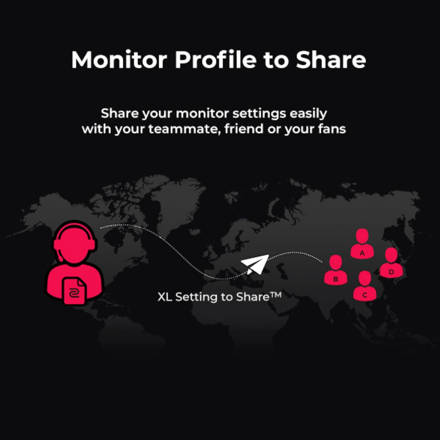 BenQ Zowie XL2566K 24.5"(62.3 cm) LCD 1920 x 1080 Pixels TN 360Hz Gaming Monitor |Motion Clarity with DyAc+TM |1080P |XL Setting to ShareTM |Color Modes |S Switch |Shield |Smaller Base |Black