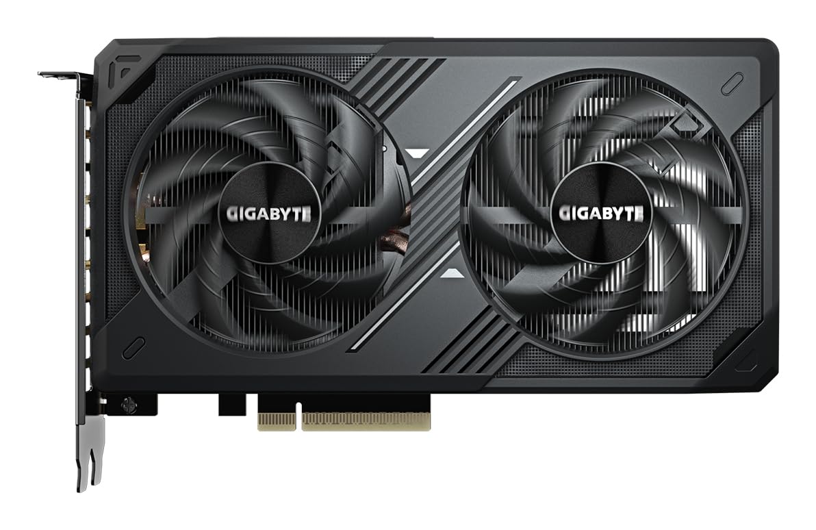 Gigabyte GeForce RTX 5060 WINDFORCE 8G Graphics Card - 8GB GDDR7, 128bit, PCI-E 5.0, 2497 MHz Core Frequency, 3 x DisplayPort, 1 x HDMI, GV-N5060WF2-8GD