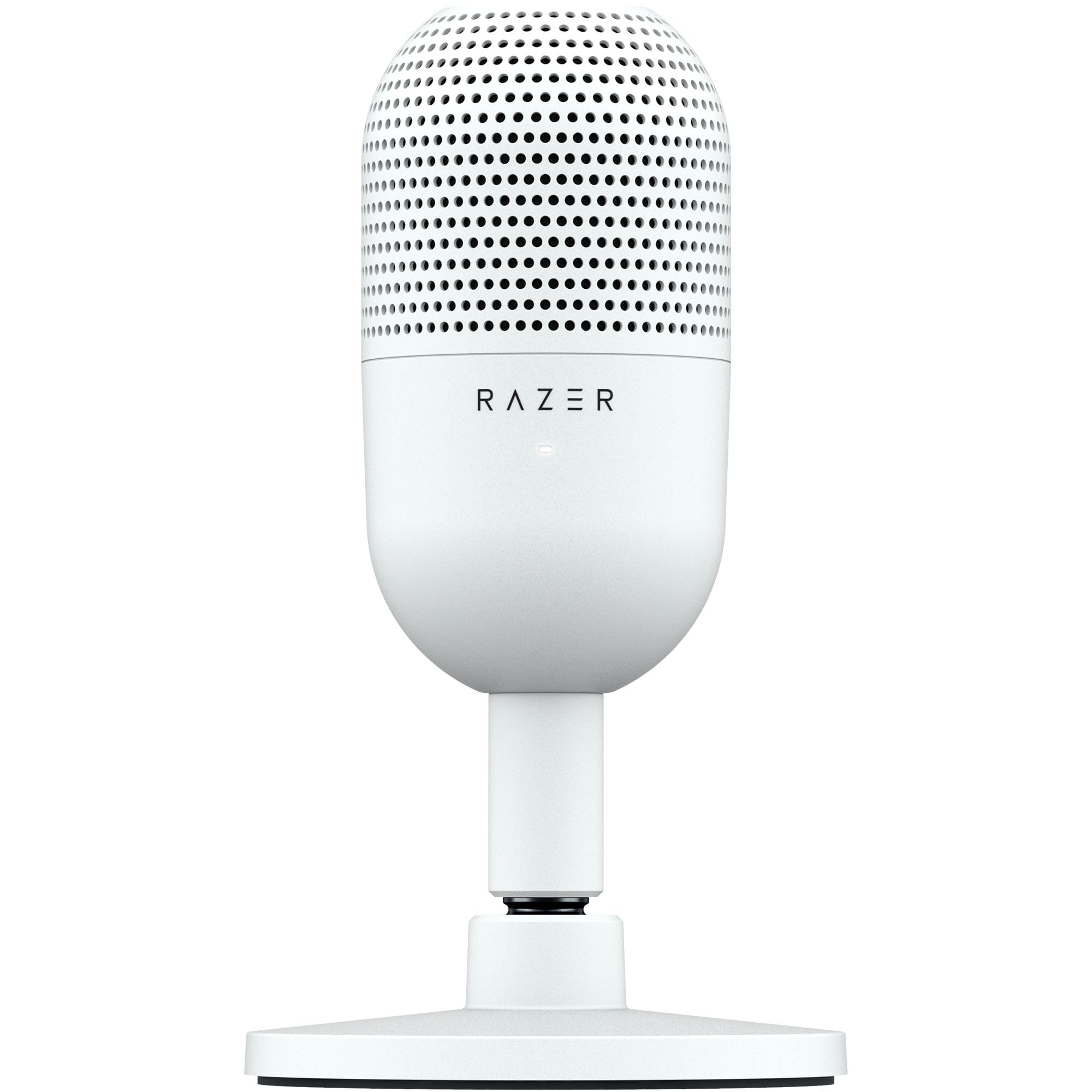Razer Seiren V3 Mini USB Microphone: Condenser Mic - Supercardioid Pickup Pattern - Tap-to-Mute Sensor with LED Indicator - Shock Absorber - Ultra Compact - PC, Discord, OBS Studio, XSplit - Black