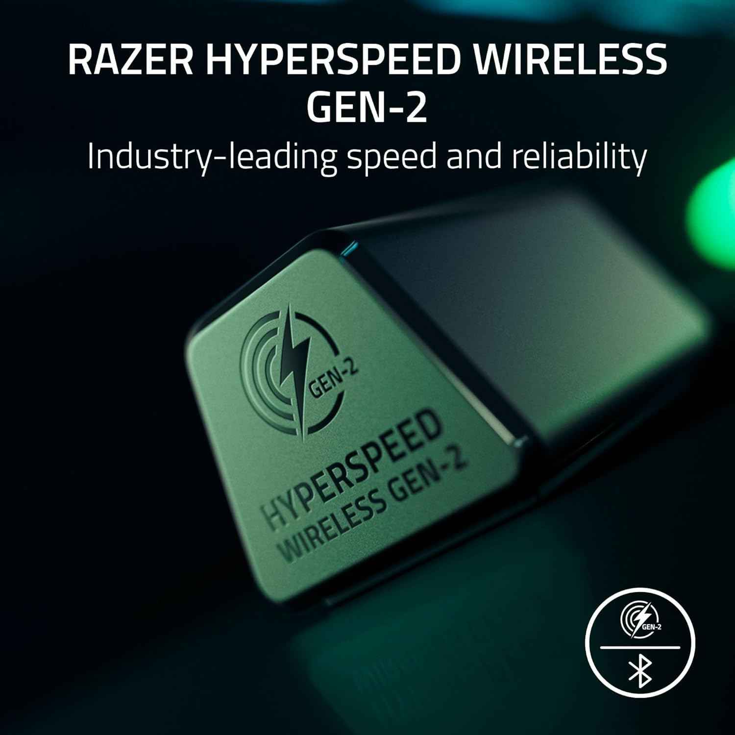 Razer BlackShark V3 Wireless Gaming Headset for PC: 50mm Drivers - Super Wideband Mic - 2.4 GHz, Bluetooth, USB - Works with Mac, PS5, Nintendo Switch, Smartphone - 70 Hr Battery - Black
