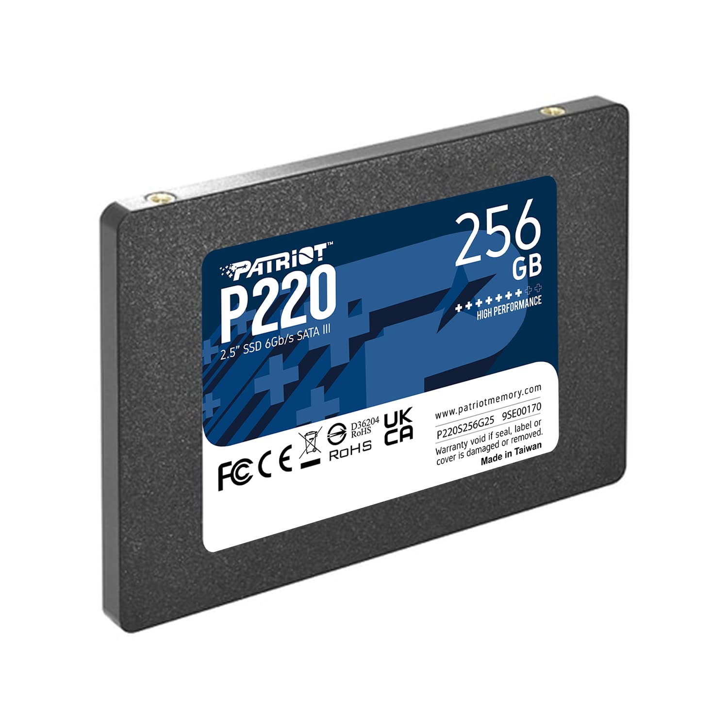 Patriot Memory P220 256GB Internal SSD SATA 3 2.5" Solid State Drive P220S256G25