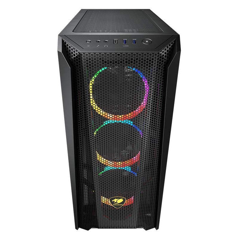 COUGAR MX660 Mesh RGB Advanced Mid-Tower Case with Powerful Airflow, Black