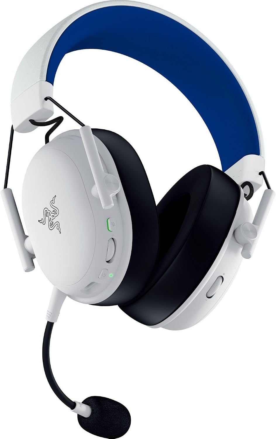 Razer BlackShark V3 X HyperSpeed Wireless PS5 Gaming Headset, White | 50mm Drivers, Cardioid Mic, 2.4 GHz, Bluetooth, Works with PC, Mac, Nintendo Switch, Smartphone, 70 Hr Battery