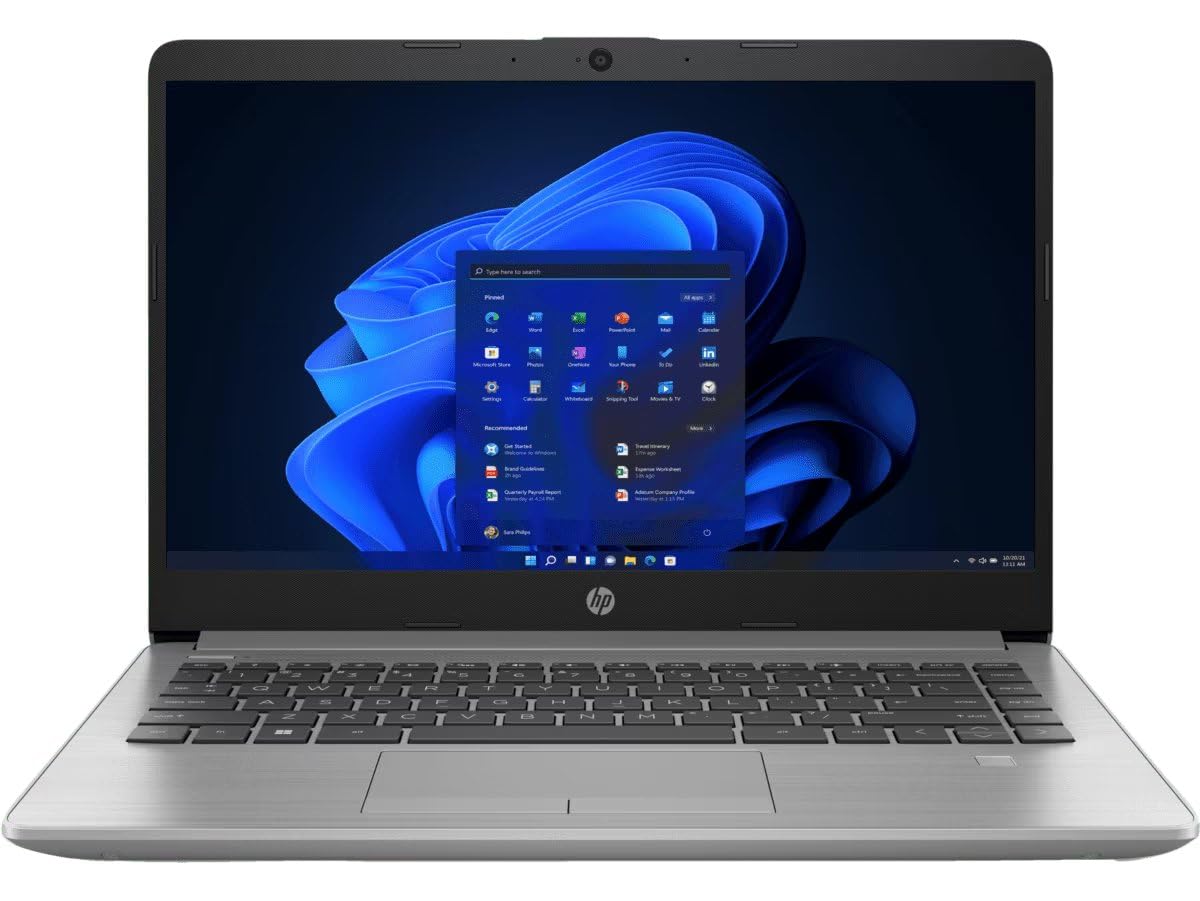 Hp 240 G9 Laptop I5 12Th Gen-1235U | 14" Hd | 8Gb Ram | 512 Gb Ssd/Silver Colour | Windows 11 Pro | 1 Year Onsite Warranty | Silver Colour | 821J4Pa - Intel