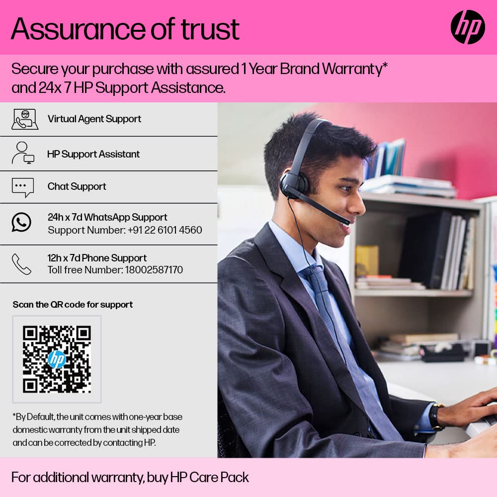 HP 15, AMD Ryzen 3 7320U, 8GB LPDDR5, 512GB SSD, (Win 11, Office 21, Silver, 1.6kg), Anti-Glare, 15.6-inch(39.6cm), FHD Laptop, AMD Radeon Graphics, 1080p FHD Camera, Dual Speakers, fc0025AU