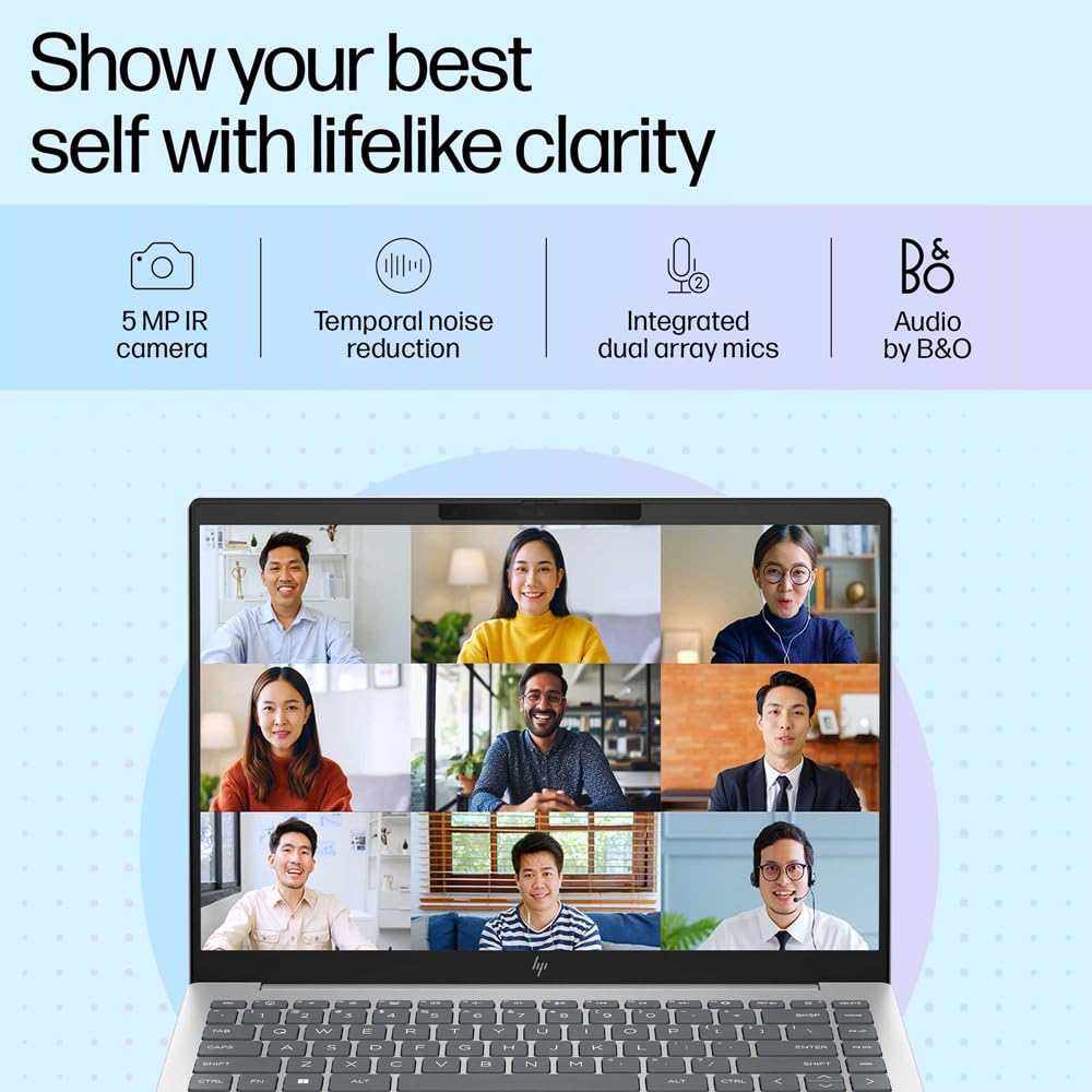 HP Pavilion Plus, 13th Gen Intel Core i5-1335U, 16GB DDR5, 512GB SSD, (Win11, Office21, Silver, 1.44 kg),IPS, Anti-glare, 14-inch (35.6cm) WUXGA Laptop, Intel Iris Xe graphics, 5MP IR camera, ew0116TU