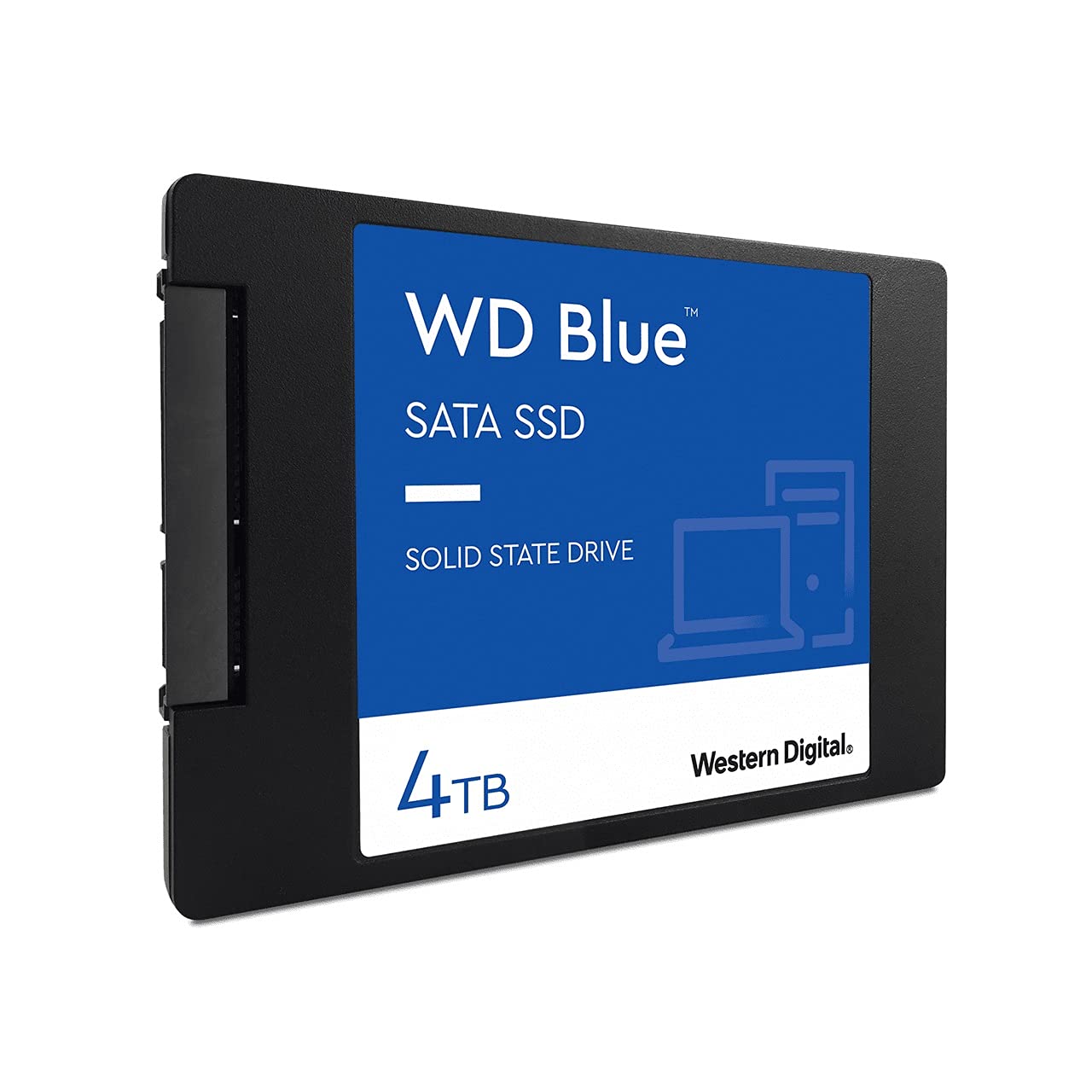 Western Digital WD Blue SATA 4TB, Up to 560MB/s, 2.5 Inch/7 mm, 5Y Warranty, Internal Solid State Drive (SSD) (WDS400T2B0A)