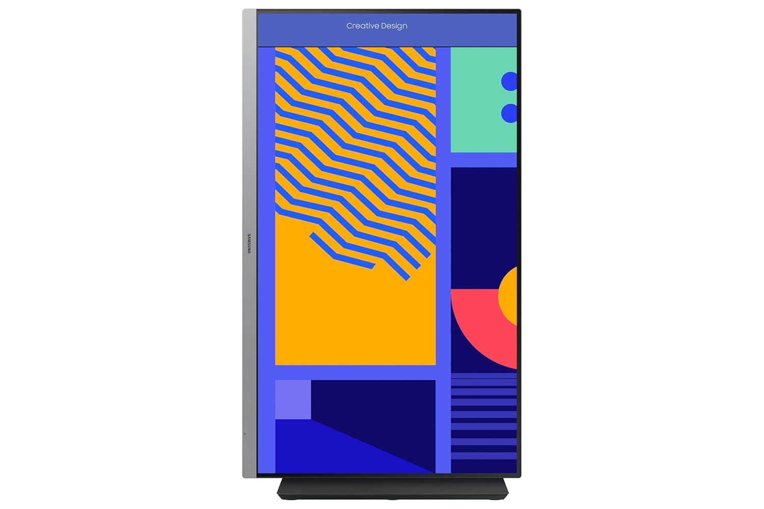 Samsung 24-inch Full HD IPS Panel, 1920x1080, 100 Hz, Height Adjustable Stand, Eye Saver Mode & Flicker Free Monitor, AMD FreeSync, Response Time 4 ms, D-Sub, DP, HDMI, USB Hub (LS24C430GAWXXL, Black)