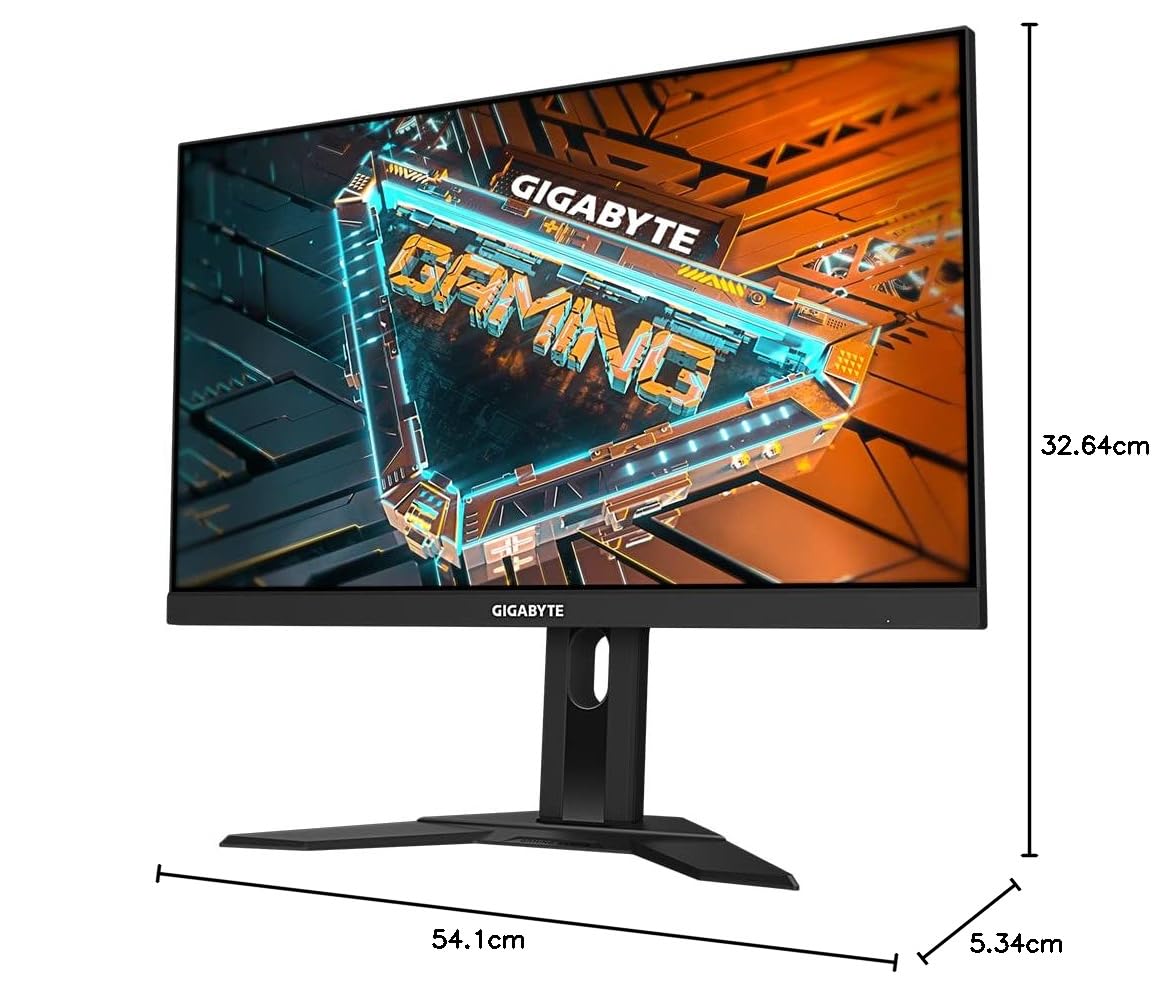 GIGABYTE G24F 2 23.8 Inch (60.452 Cm), 165Hz (180Hz Oc) Gaming Led Monitor with 1920 X 1080 Pixels SS IPS Display, 1Ms (Mprt) Response Time, 95% DCI-P3/125% sRGB, HDR Ready, Freesync Premium (Black)