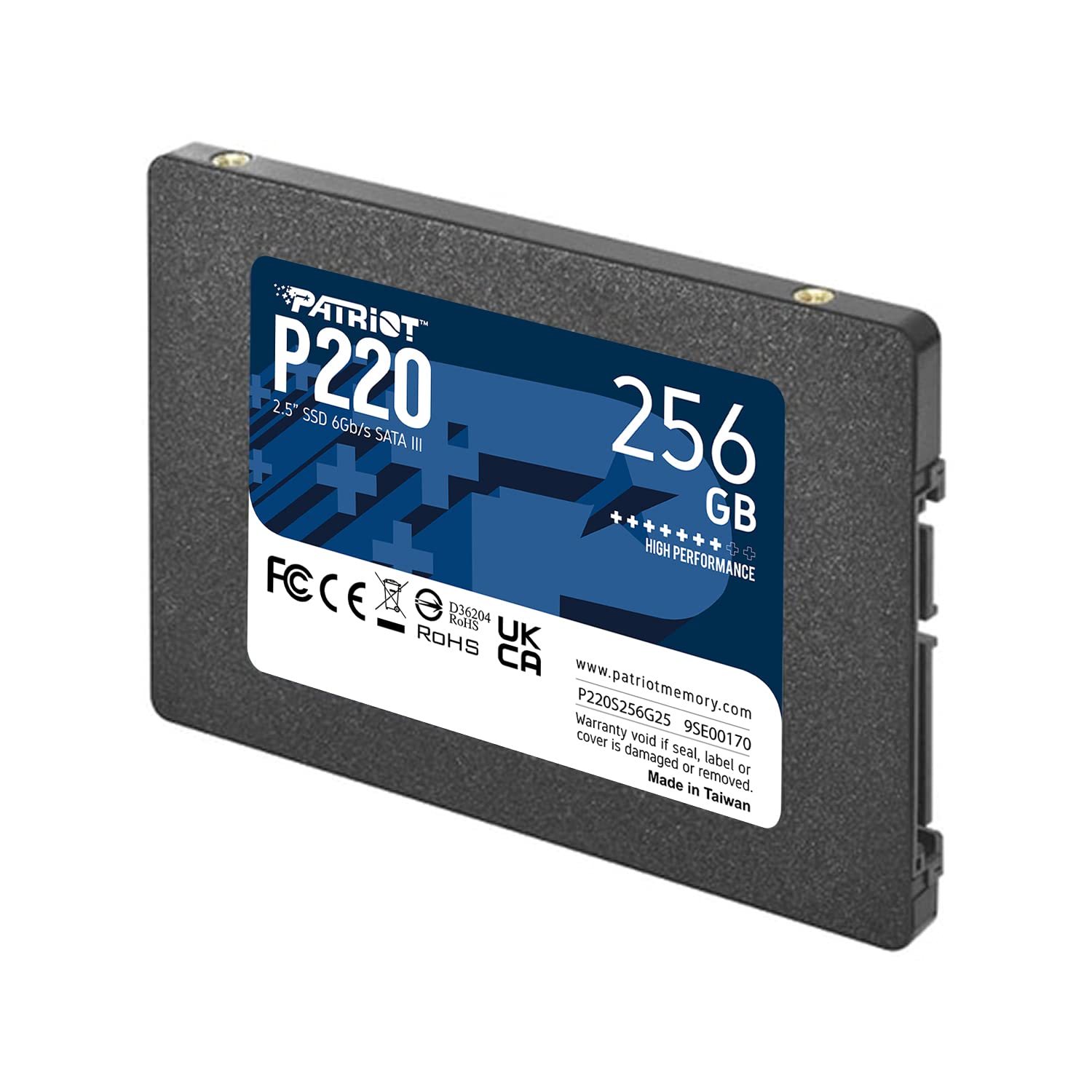 Patriot Memory P220 256GB Internal SSD SATA 3 2.5" Solid State Drive P220S256G25