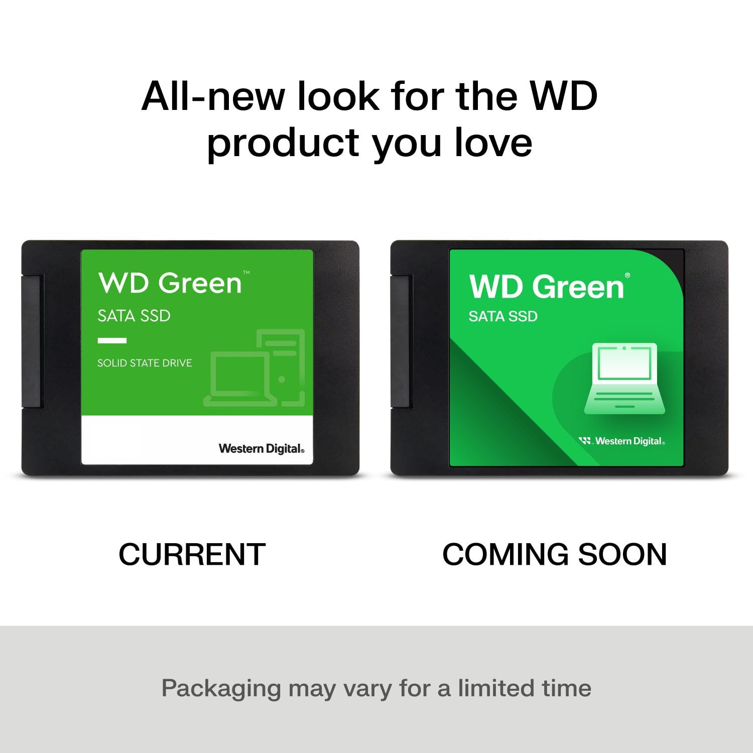 Western Digital WD Green SATA 2TB, Up to 545MB/s, 2.5 Inch/7 mm, 3Y Warranty, Internal Solid State Drive (SSD) (WDS200T2G0A)