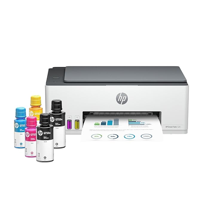 HP Smart Tank 520 All-in-one Colour Printer - Zapnet.in