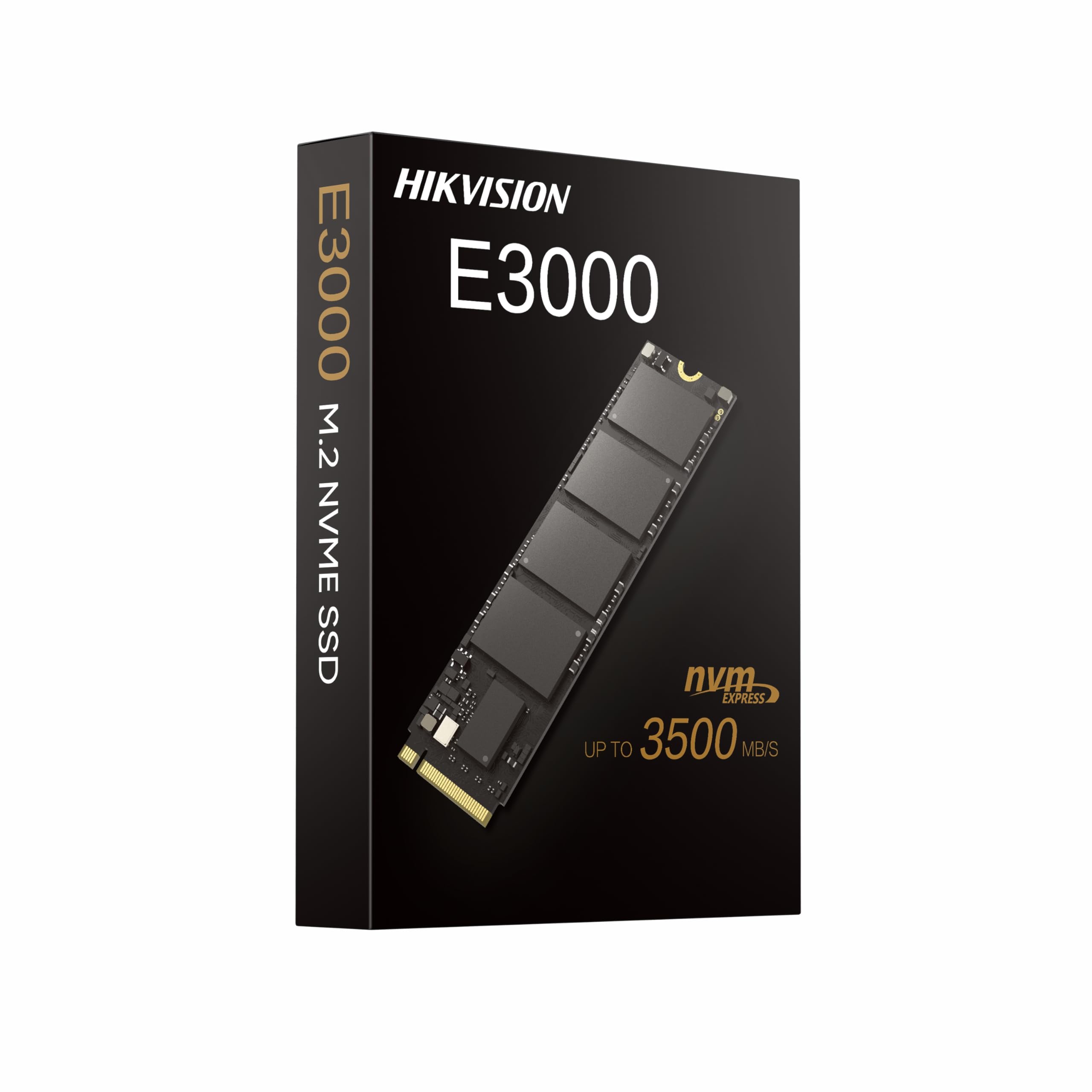 Hikvision E3000 Internal NVMe PCIe M.2 SSD 512GB, Internal Solid State Drive, Gen 3x4, 2280, 3D NAND Flash Memory, Up to 3500MB/s Read Speed
