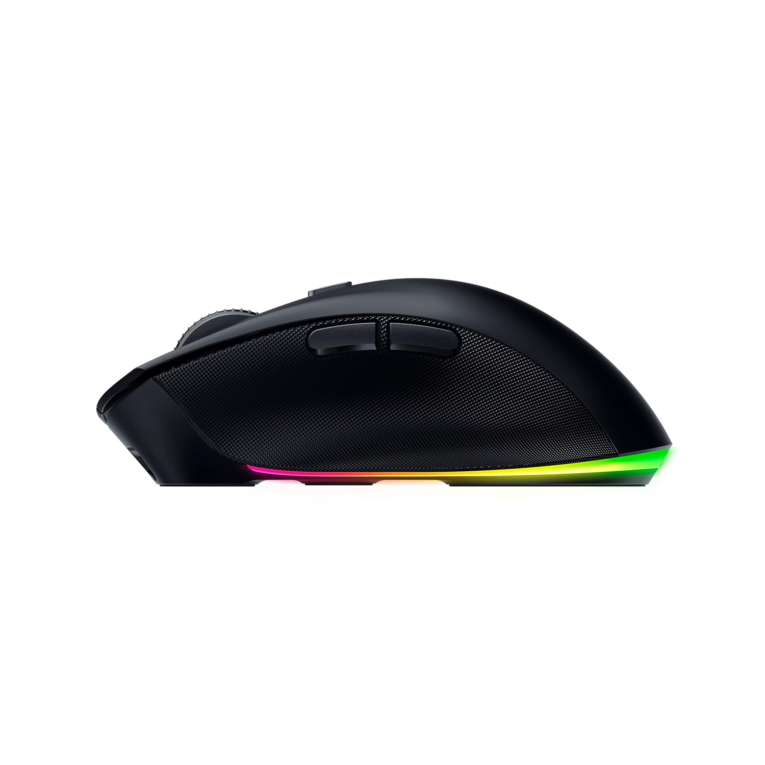 Razer Pro Click V2 Right-Handed Ergonomic Wireless RGB Mouse: HyperSpeed Wireless (2.4 GHz), Bluetooth – up to 3 Hosts, USB-C Wired, Up to 3.5 Months Battery Life, 9 Programmable Buttons - Black