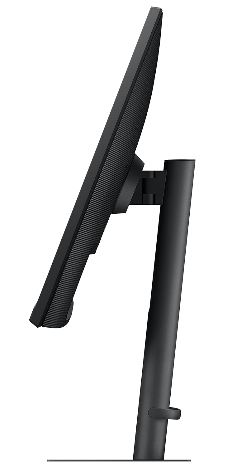 Samsung ViewFinity S6 Flat Monitor 27-Inch (68.5 cm) QHD (2,560 x 1,440 Resolution), IPS Panel, 5ms(GTG), 75 Hz, Display Port, HDMI, Headphone Jack, AMD FreeSync, HAS, Pivot (LS27B610EQWXXL, Black)