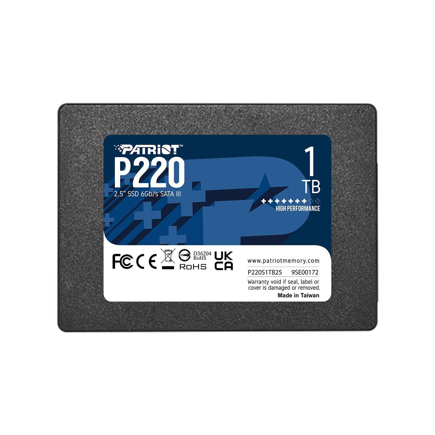 Patriot Memory P220 256GB Internal SSD SATA 3 2.5" Solid State Drive P220S256G25