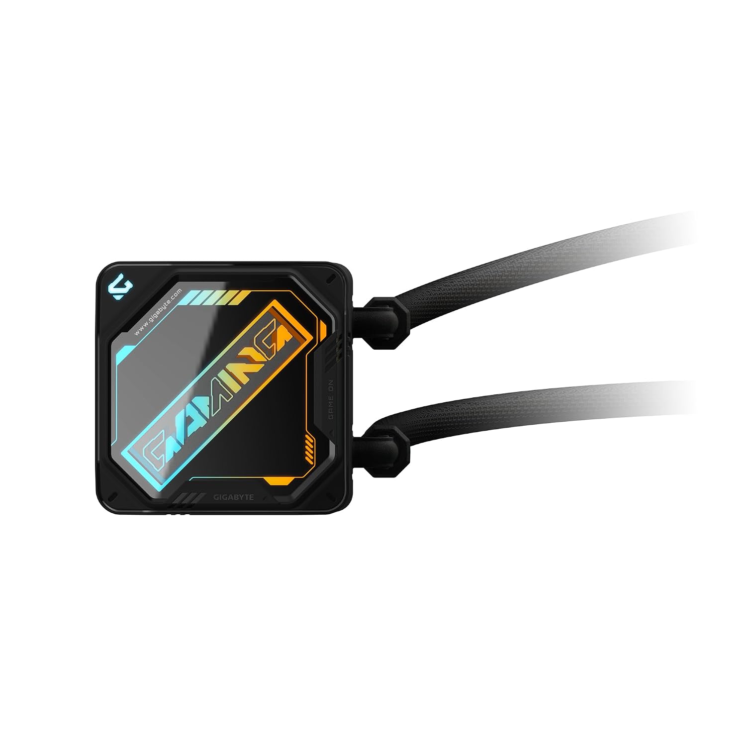 GIGABYTE GME 240 AIO Liquid CPU Cooler | 240mm Radiator | Dual ARGB Fans | Anti-Leak Design | Silent Performance | Intel & AMD Compatible | Braided Tubes | Black Edition