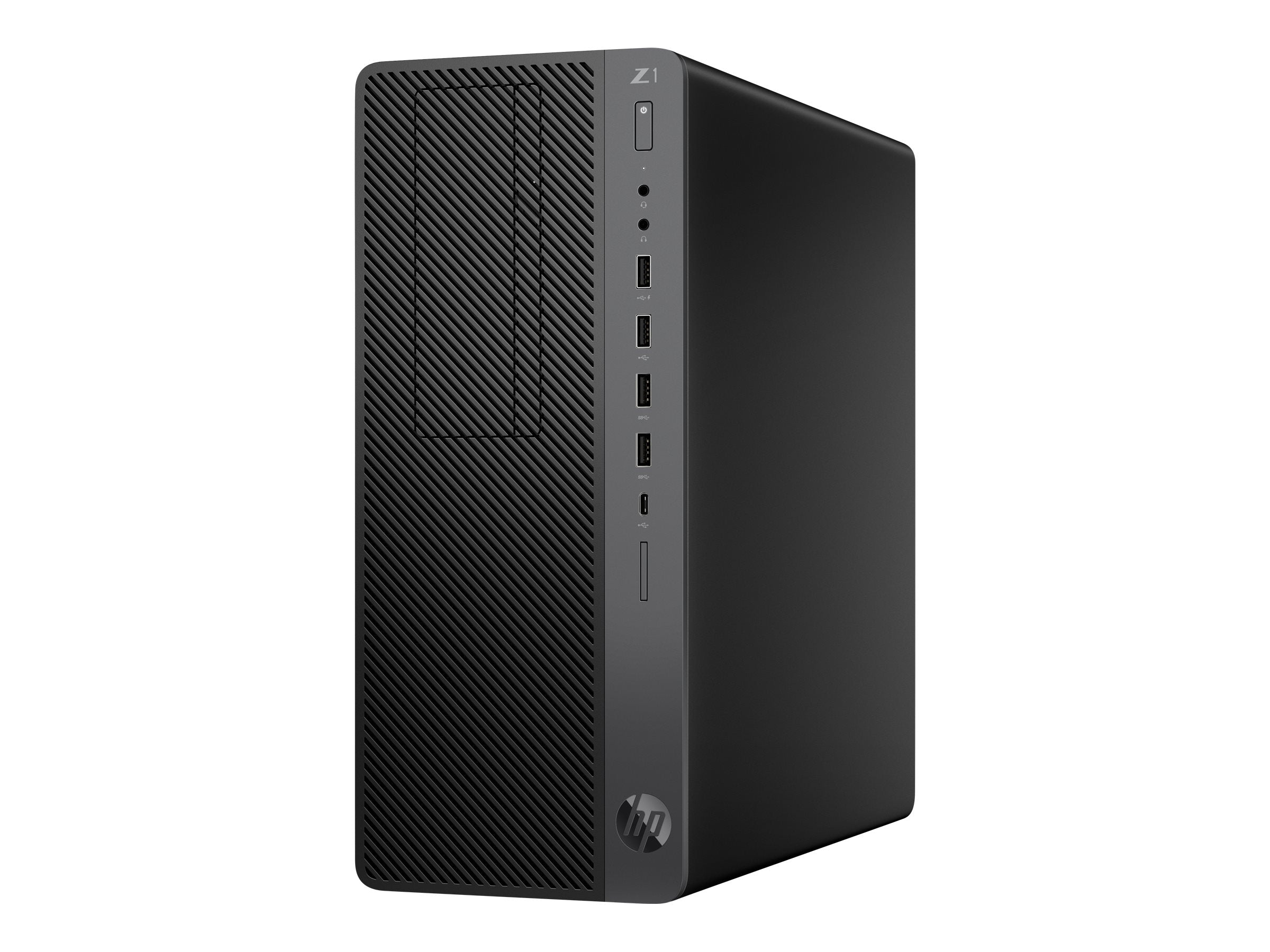 Refurbished HP Z1 Entry Tower G5 desktop - right angle view