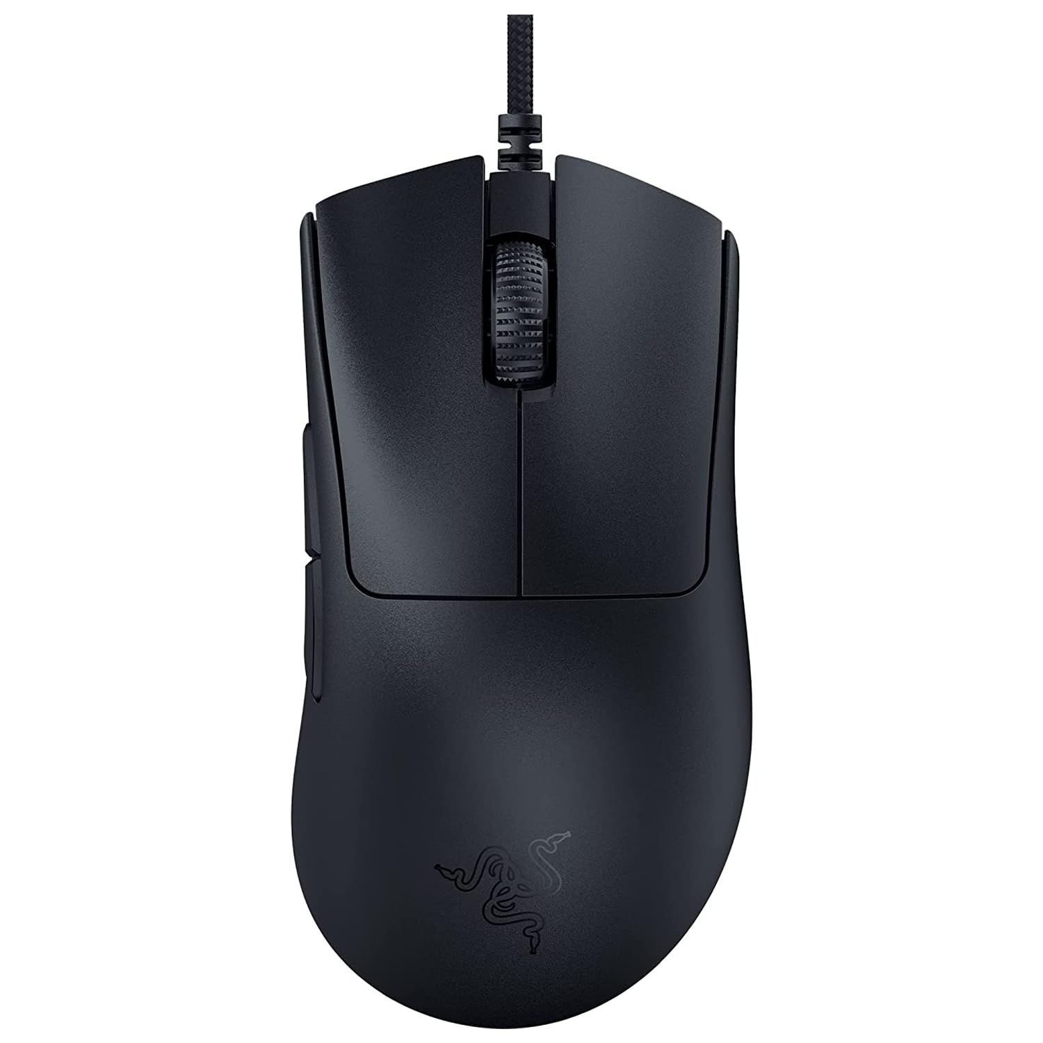 Razer DeathAdder Essential Wired Gaming Mouse I Single-Color Green Lighting I 6400DPI Optical Sensor- Black - RZ01-03850100-R3M1
