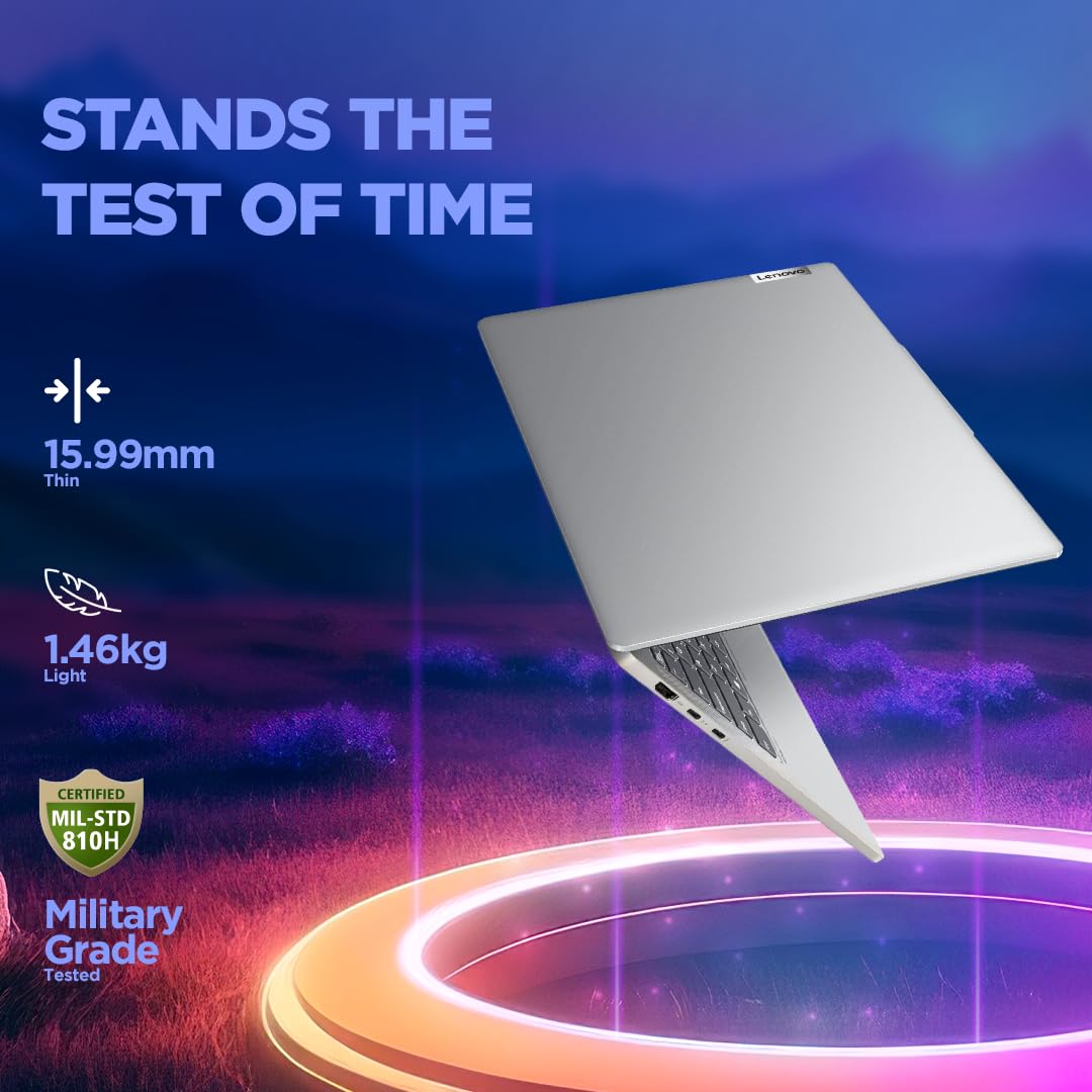 Lenovo IdeaPad Pro 5, Intel Core Ultra 9 185H, 32GB RAM, 1TB SSD, 2.8K-OLED 400Nits 120Hz, 14"/35.5cm, Windows 11, MS Office 21, Grey, 1.4Kg, 83D2001GIN,IntelArc GPU, FHD+IRCam, AI Powered Laptop