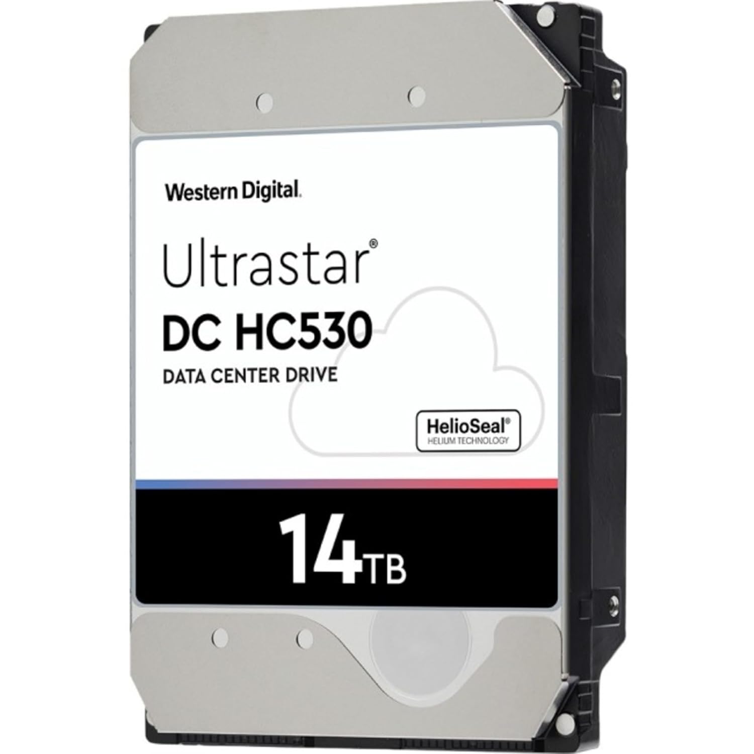 Western Digital 14TB Ultrastar DC HC530 SATA HDD - 7200 RPM Class, SATA 6 Gb/s, 512MB Cache, 3.5" - WUH721414ALE6L4