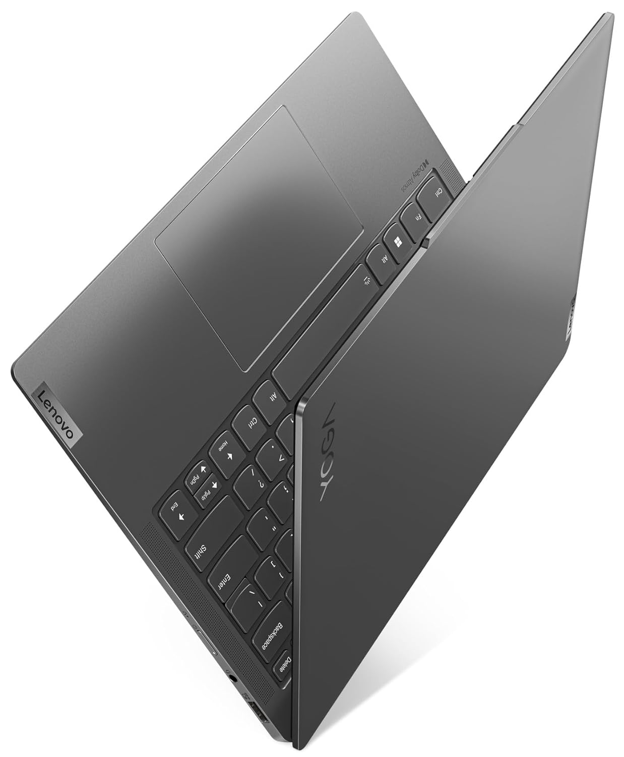 Lenovo Yoga Slim 6 Intel Core i7-13700H 14"(35.5cm) WUXGA-OLED 400Nits Laptop (16GB RAM/1TB SSD/Windows 11/MS Office 21/Grey/1.3Kg), 83E00017IN
