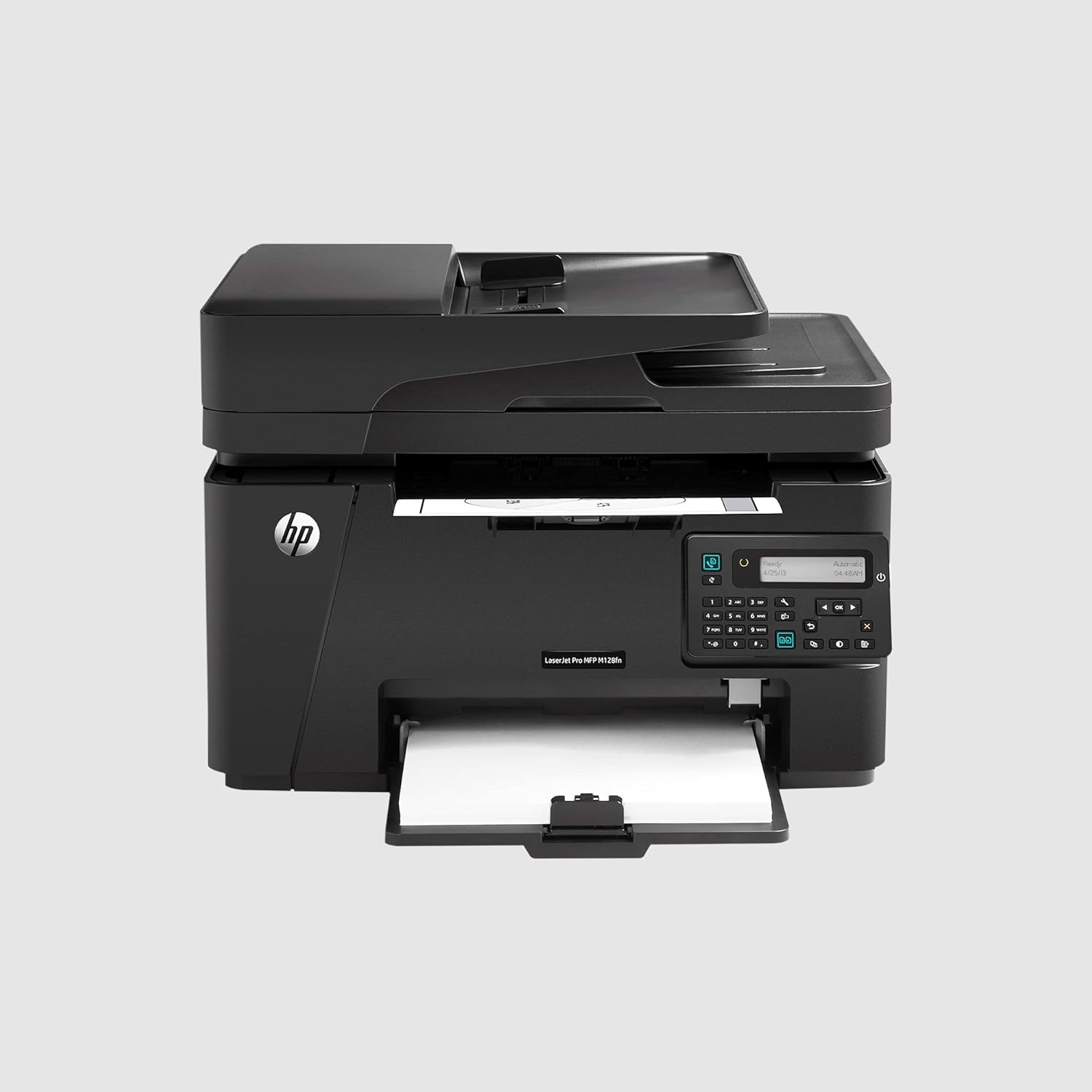 HP MFP M128Fn Laserjet Monochrome Printer: Print, Copy, Scan, Automatic Document Feeder, Ethernet, Fast Printing Upto 20Ppm, Easy and Secure Setup, 3 Year Warranty, Black