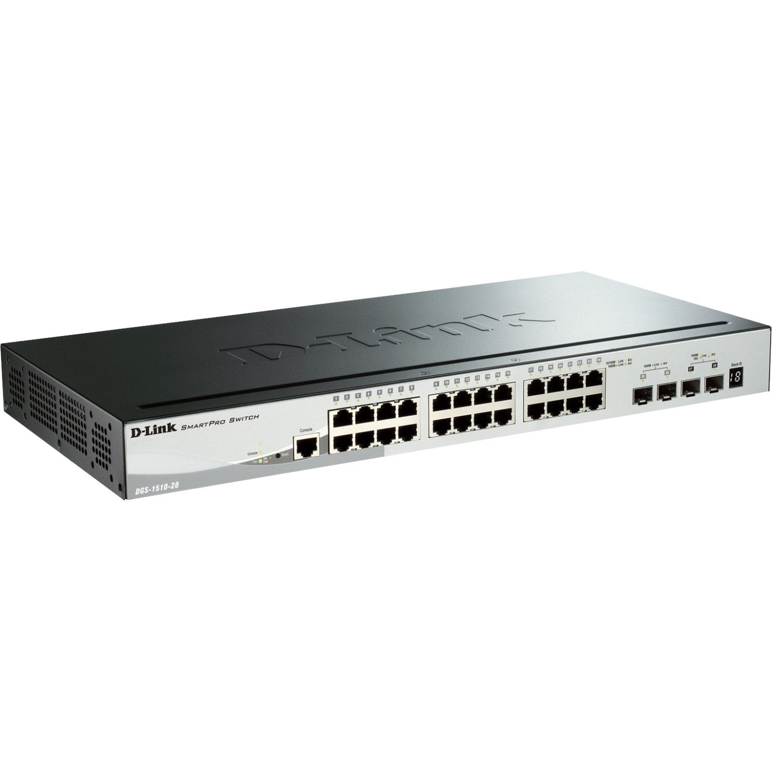 D-Link DGS-1510-28X SmartPro 28-Port 10/100/1000Base-T Rack-mountable Gigabit Switch