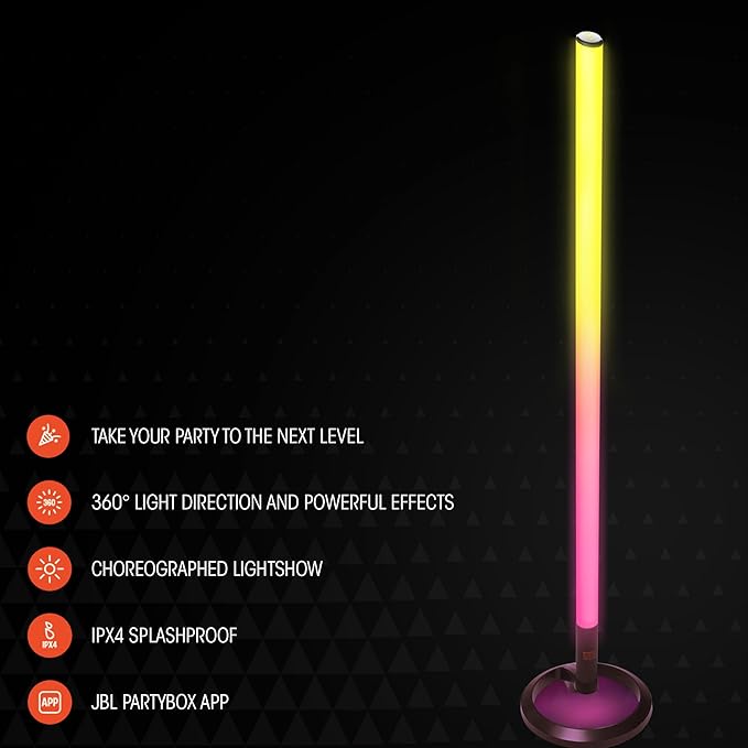 JBL Party Lightsticks (2 Pcs, Pair) - Bluetooth party light stick,  IPX4 splashproof - Zapnet.in