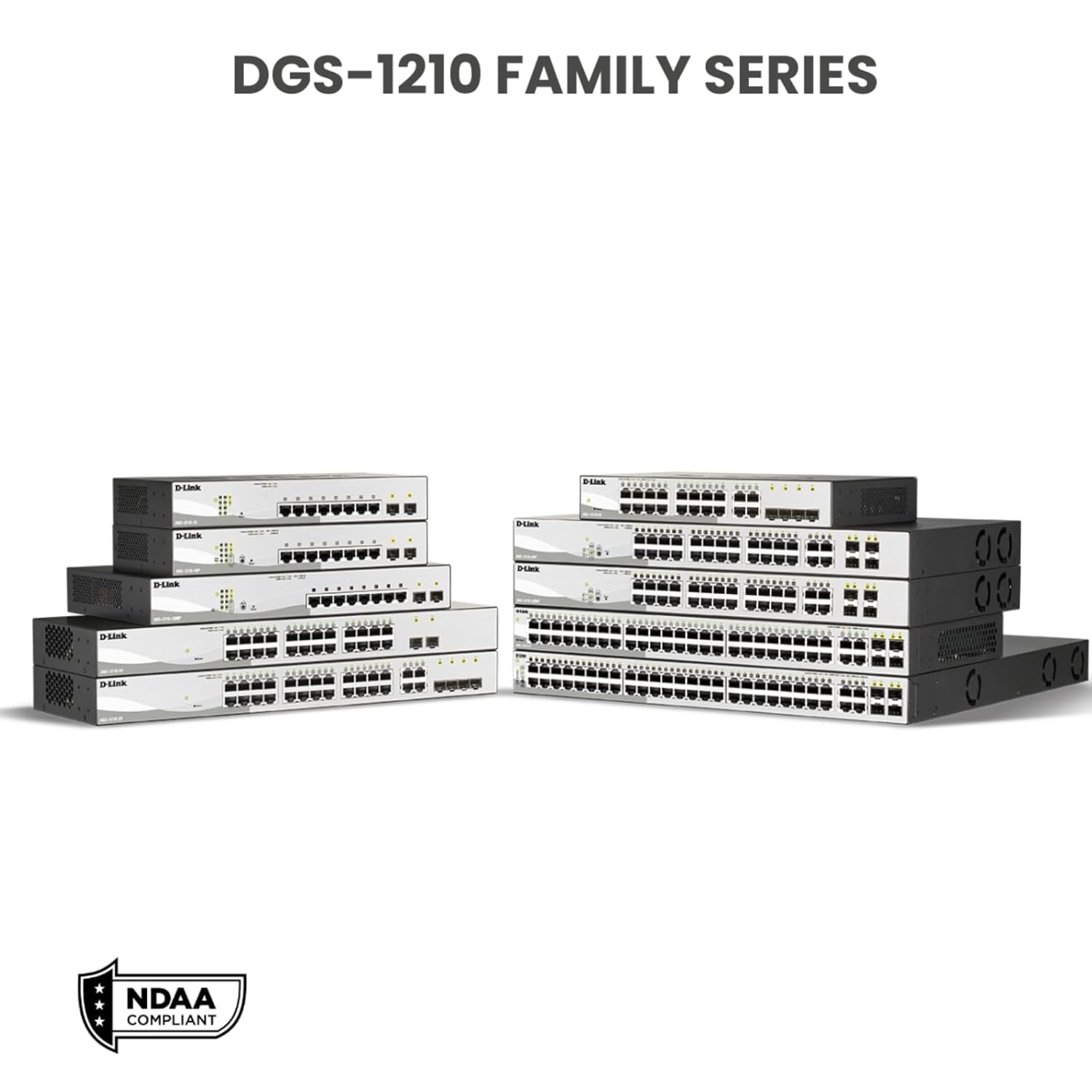 D-Link Business DGS-1210-10 10-Port Gigabit Web Smart Switch Including 2 Gigabit SFP Ports