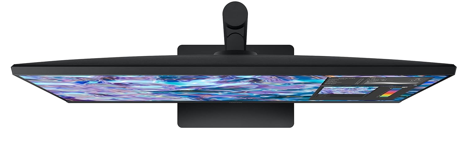 Samsung ViewFinity S6 Flat Monitor 27-Inch (68.5 cm) QHD (2,560 x 1,440 Resolution), IPS Panel, 5ms(GTG), 75 Hz, Display Port, HDMI, Headphone Jack, AMD FreeSync, HAS, Pivot (LS27B610EQWXXL, Black)