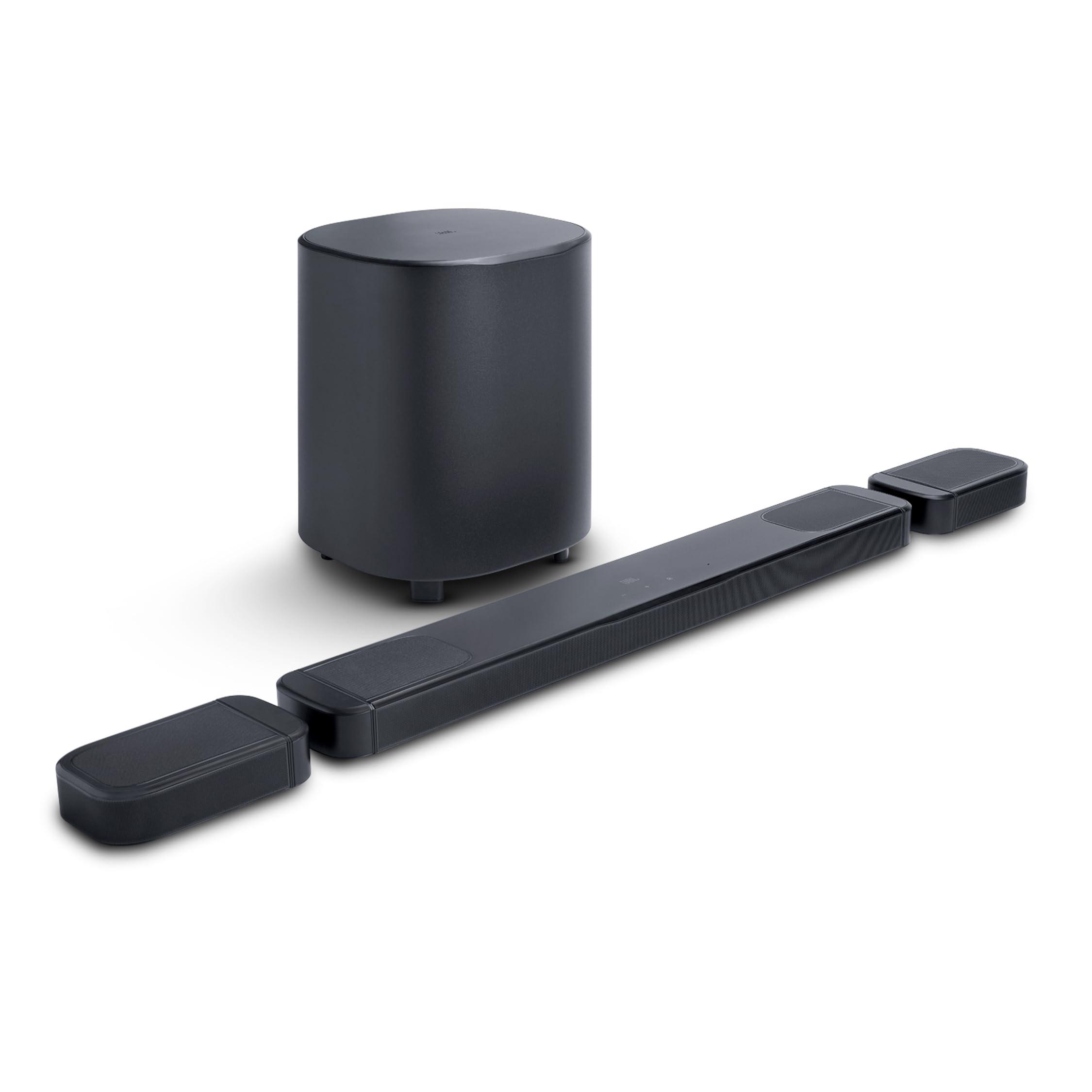 JBL New Launch Bar 500 MK2, Dolby Atmos® Soundbar with Wireless Subwoofer, 5.1 Channel, 3D Surround, Multibeam™, HDMI eARC with 4K Dolby Vision Pass-Through, Bluetooth, Wi-Fi, One App, 750W