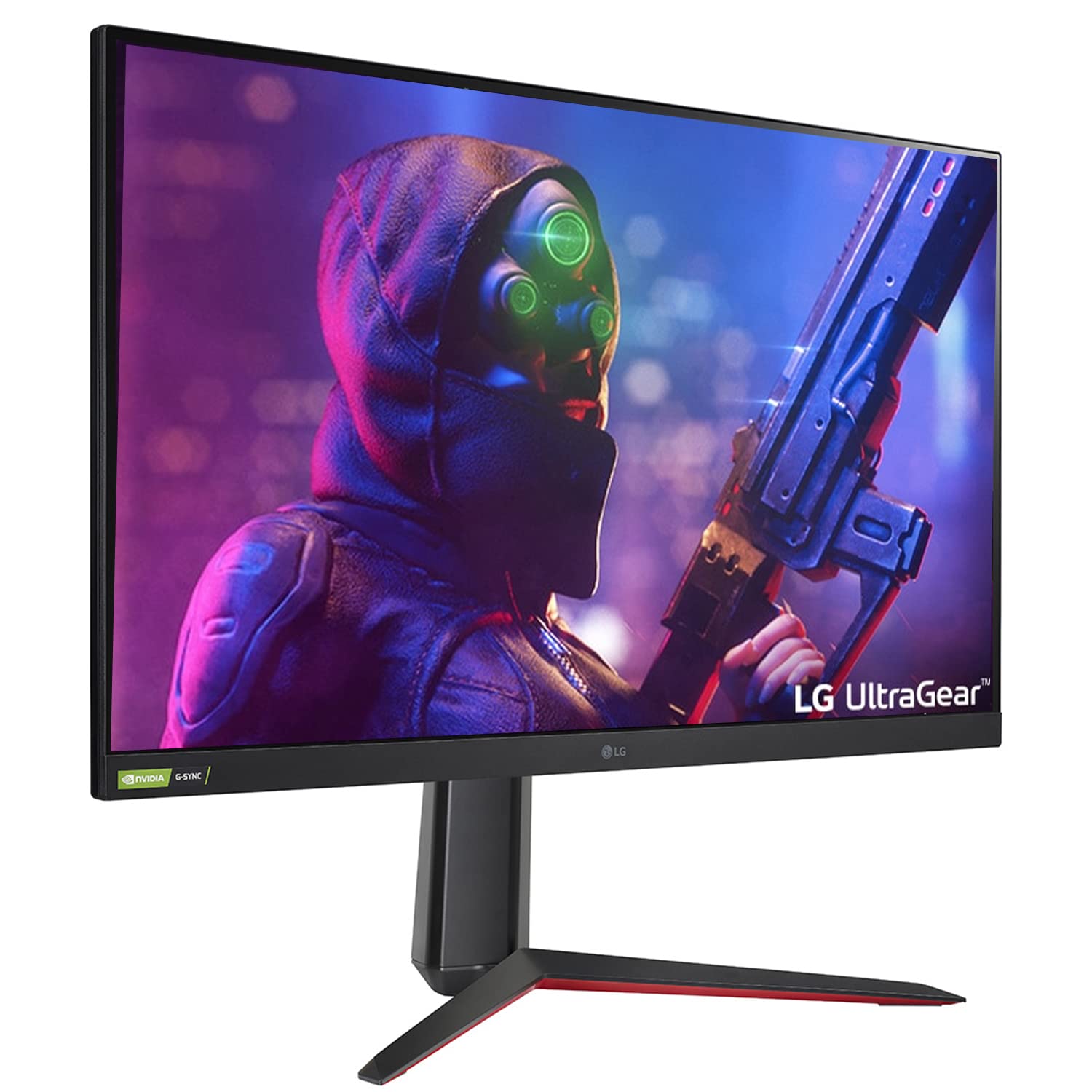 LG 32 (80 cm) LED 2560 x 1440 Pixels Ultragear QHD Nano IPS 1ms 165Hz HDR Monitor with G-SYNC Compatibility, 3-Side Virtually Borderless Display, Tilt/Height/Pivot Adjustable Stand (32GP850-B)
