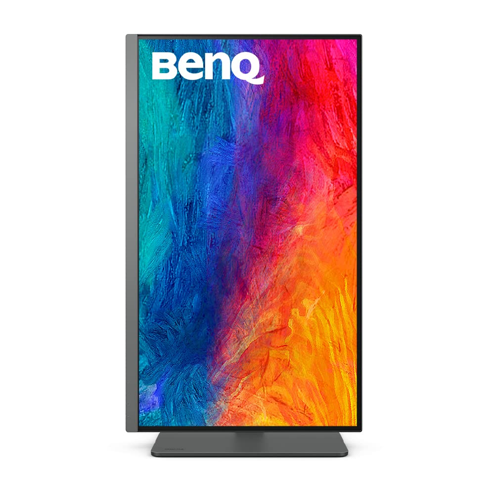 BenQ PD2706U 27"(68cm) IPS HDR10 4K Monitor|99% Rec709| 99% sRGB|95% P3|Pantone Skintone| Calman Verified|CAD/CAM & Animation Mode|KVM|Auto Pivot|PIP/PBP|USB Hub|HDMI|DP|USB-C(90W PD)(Gray)