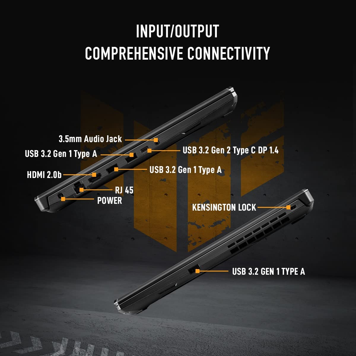 ASUS TUF Gaming A15, 15.6" FHD (1920 x 1080) 16:9, AMD Ryzen 7 7435HS Mobile Processor, Gaming Laptop (16GB RAM/512GB SSD//Windows 11/Office Home/48WHr Battery/Graphite Black/2.3Kg), FA566NCR-HN054WS