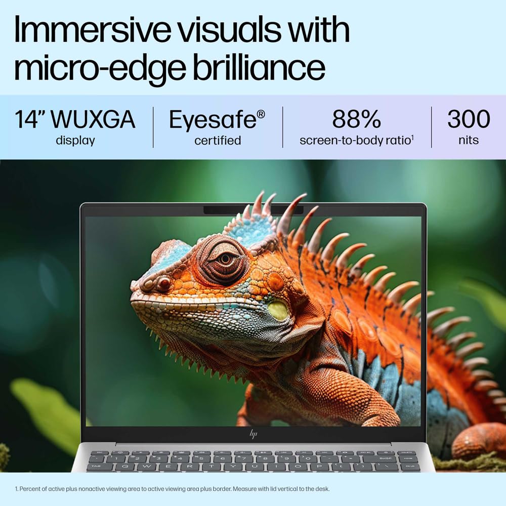 HP Pavilion Plus, 13th Gen Intel Core i5-1335U, 16GB DDR5, 512GB SSD, (Win11, Office21, Silver, 1.44 kg),IPS, Anti-glare, 14-inch (35.6cm) WUXGA Laptop, Intel Iris Xe graphics, 5MP IR camera, ew0116TU