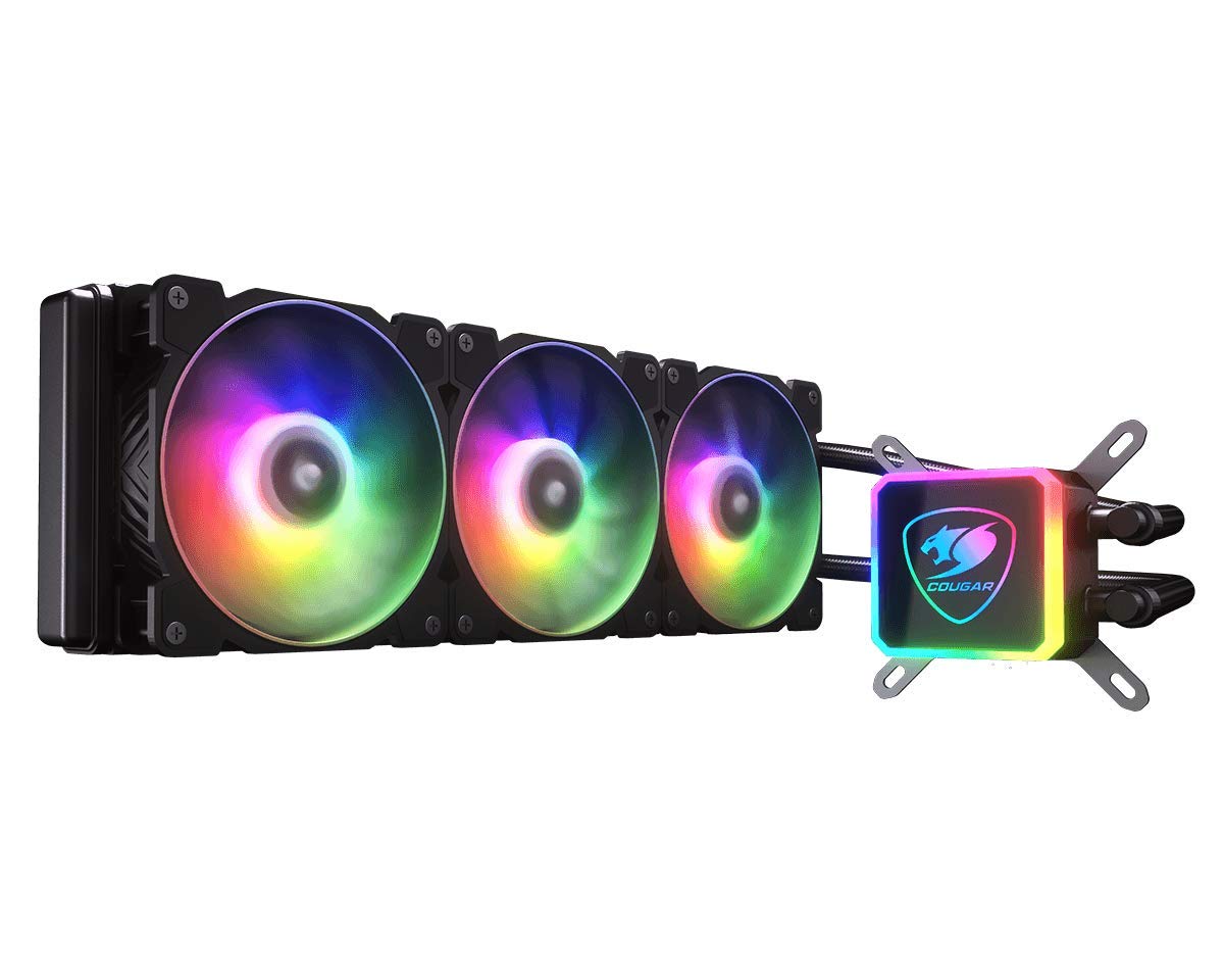 COUGAR Aqua ARGB 360 All-in-One 16.4 Inch RGB Liquid Cooling System for Desktop (COUGAR Aqua ARGB 360)